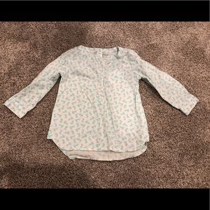 Carter’s 2T bunny tunic in EUC